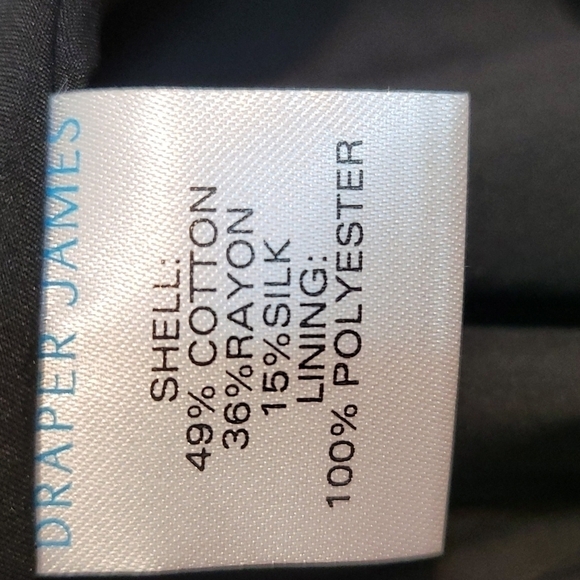 DRAPER James Black Silk Blend June Dress - Picture 15 of 16